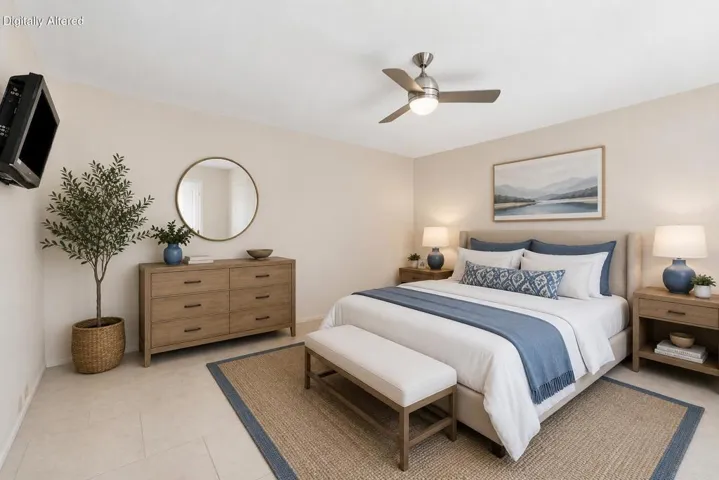 Guest Bedroom Virtyally Staged