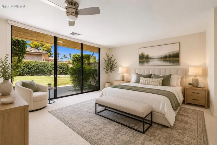 Primary Bedroom Virtually Staged