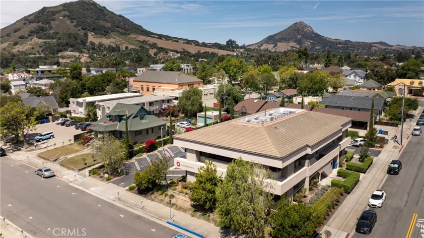 Corner lot featuring ingress on Palm Street and egress on Toro Street, complete with 29 private parking spaces and additional street parking.