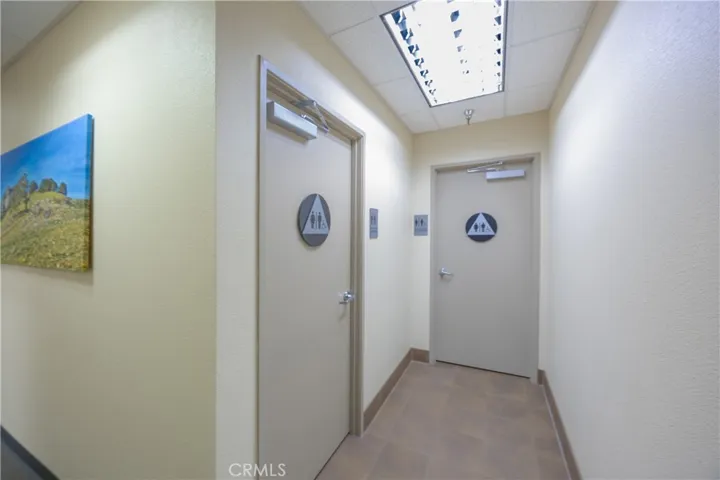 Typical restrooms on lower level
