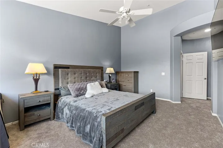 Primary Bedroom w/ rotunda entry & high ceilings!