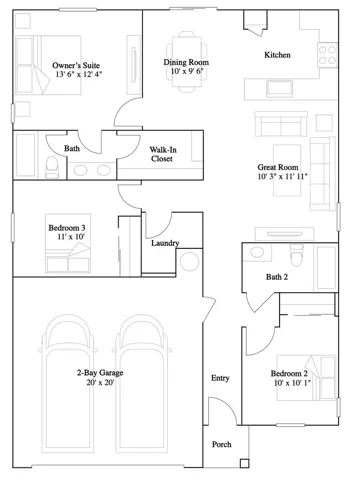 Residence 1 Floorplan
