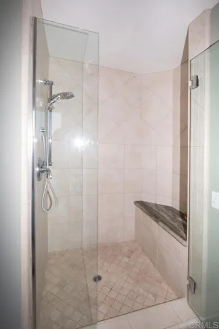 Large walk in shower