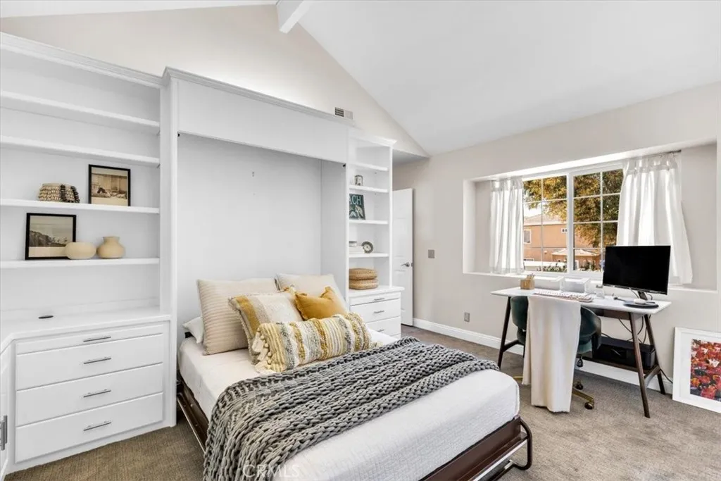 Builtins...talk about storage and a flex room!

