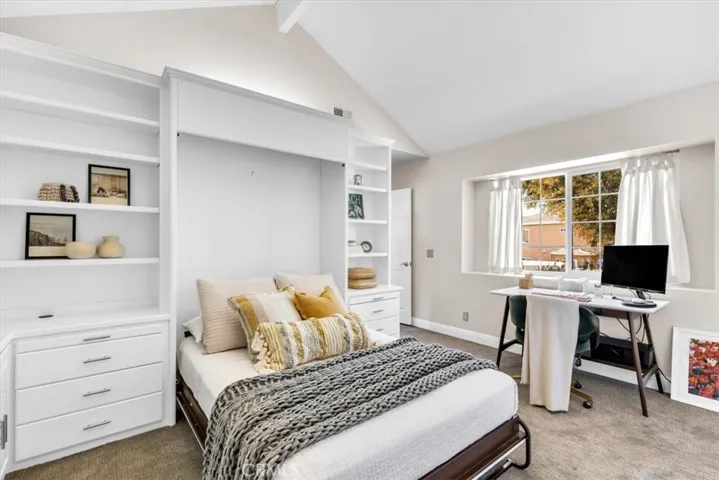 Builtins...talk about storage and a flex room!
