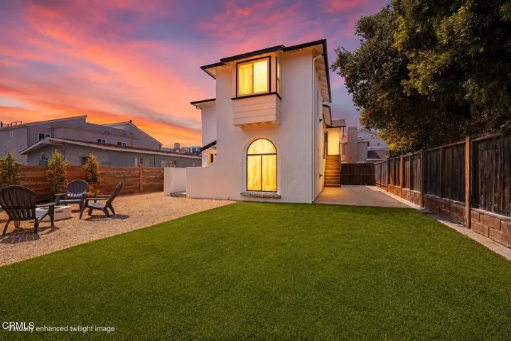 Main exterior twilight