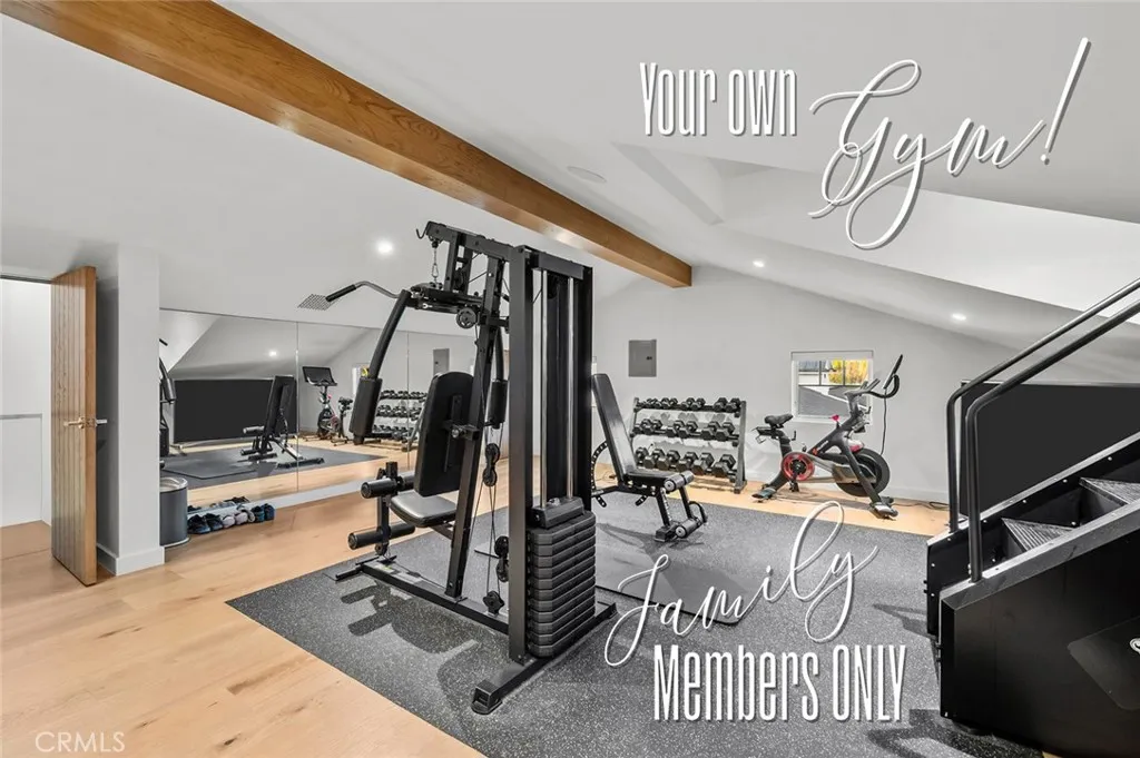 Your own fully-equipped GYM!