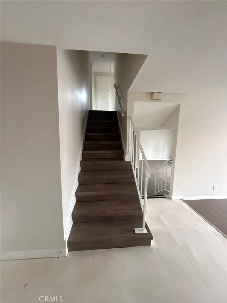 Steps to upper bedroom level