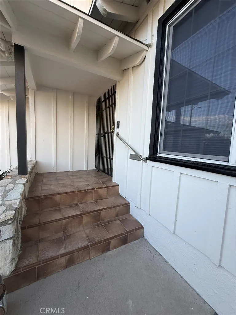 Security door to house