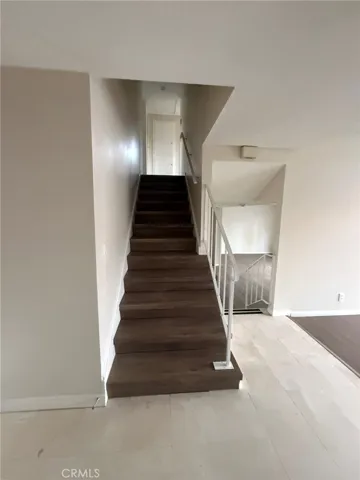Steps to upper bedroom level