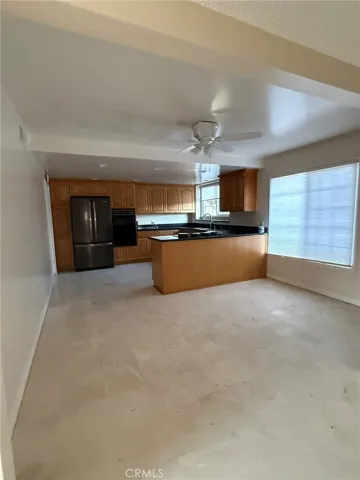 Kitchen and dining area