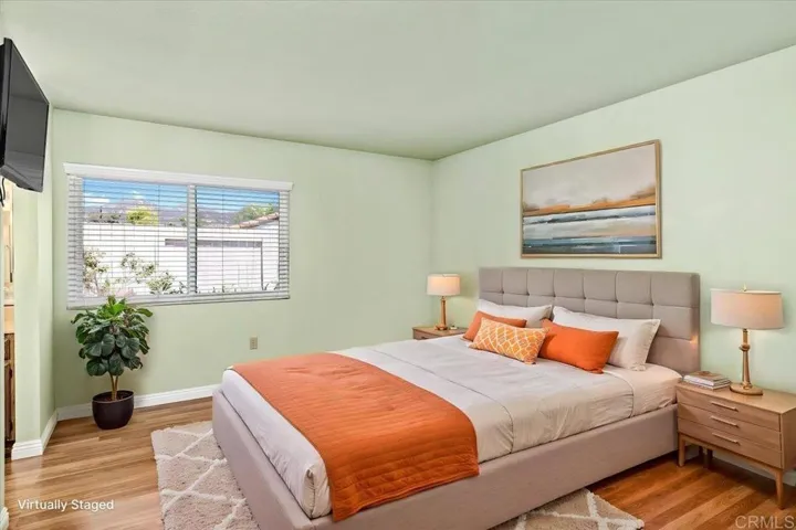 Staged Master Bedroom