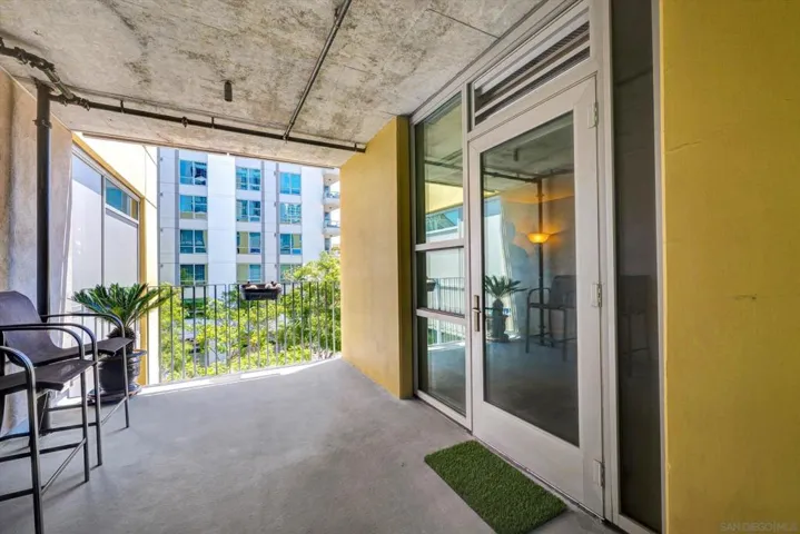 Guest bedroom's balcony. Wow! So much space.