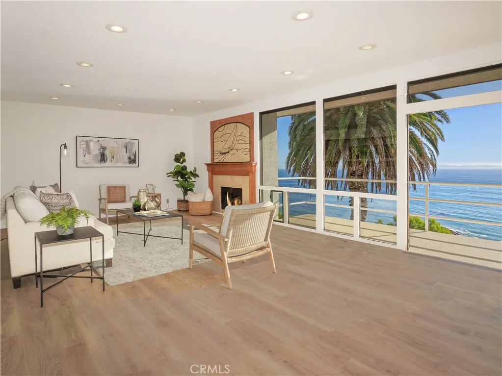 Living Area Looking Out to View