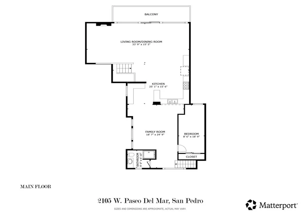 Main Level Floor Plan