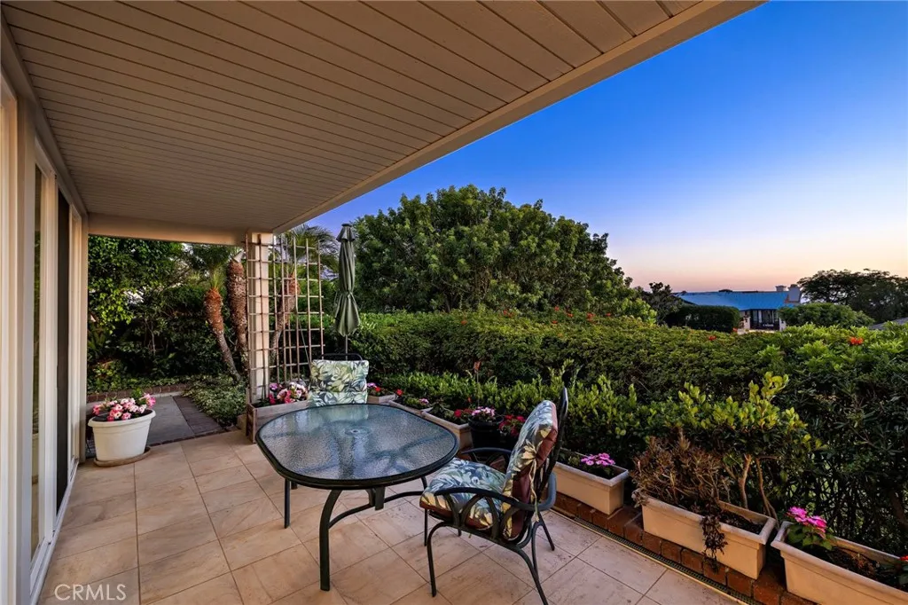Backyard patio