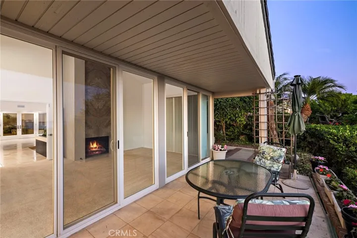 Backyard patio