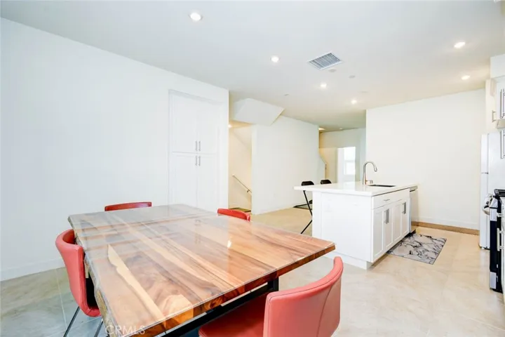 The dining room is right next to the kitchen, fully funished and ready for move-in.