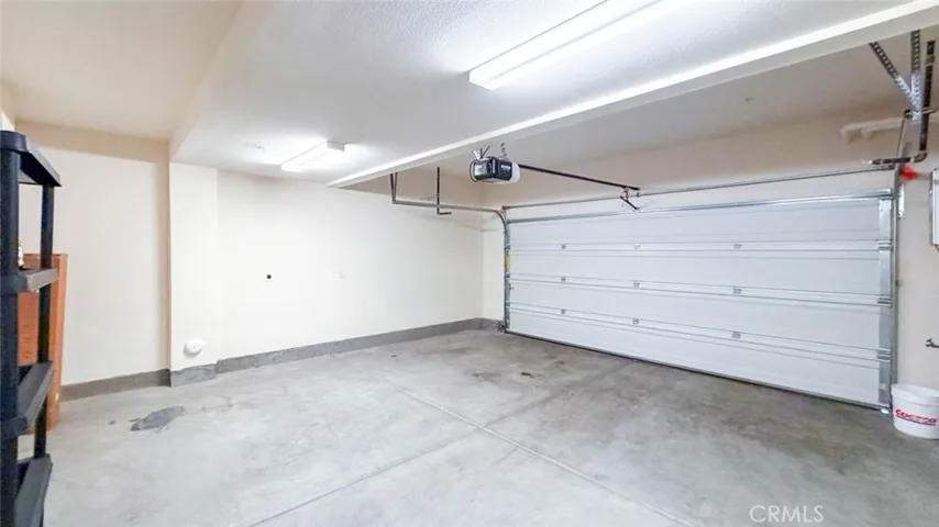 The two-car attached garage.