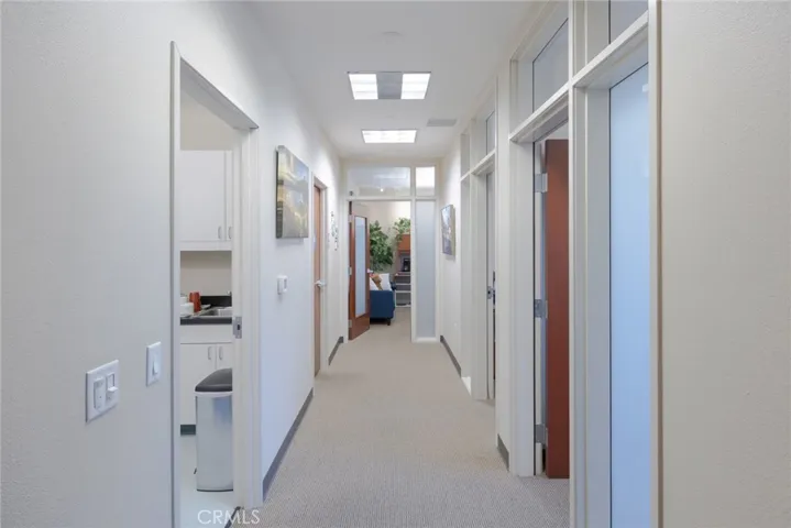 Ste B hallway with private offices