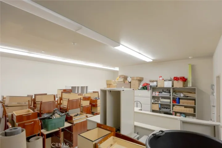 722 sf mezzanine currently being used as storage