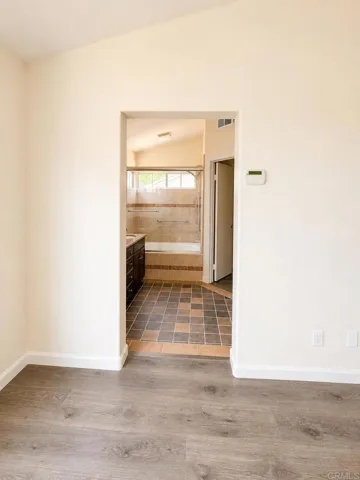 entry to master bathroom and walk in closet