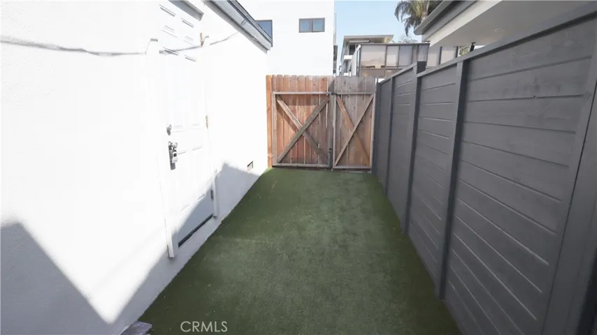 Rear patio