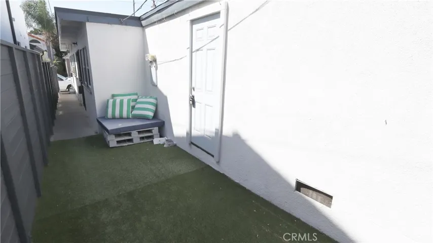 Rear patio