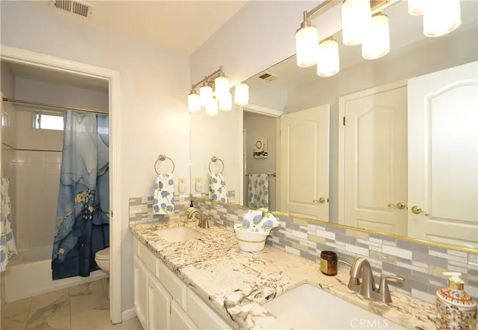 Hallway bathroom