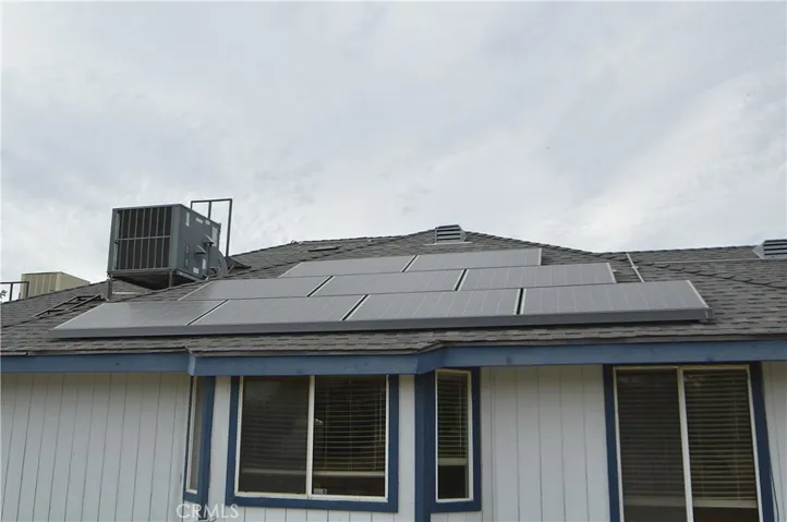 Solar panels - backside of home