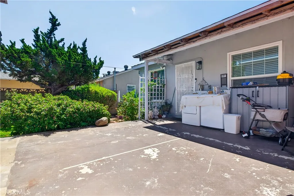 Front house's back yard