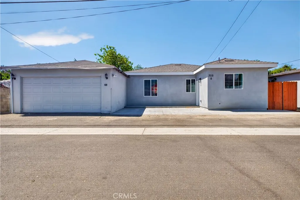 Garage and additional parking space