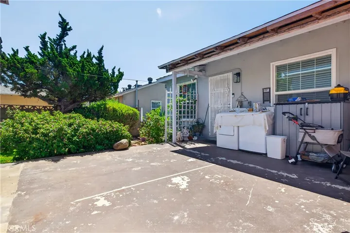 Front house's back yard