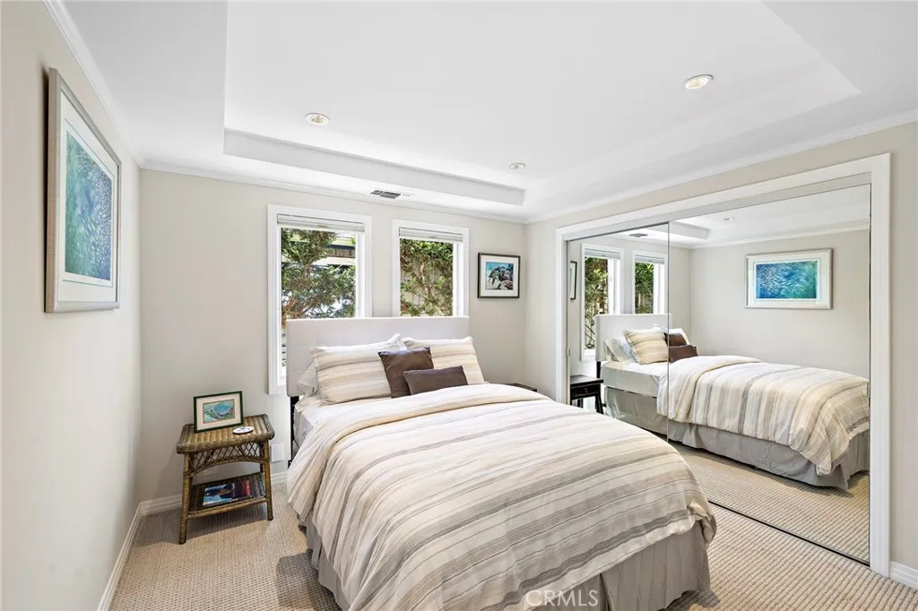 One of two good sized guest rooms.