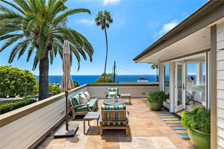 One of several exterior, ocean view, entertaining areas.