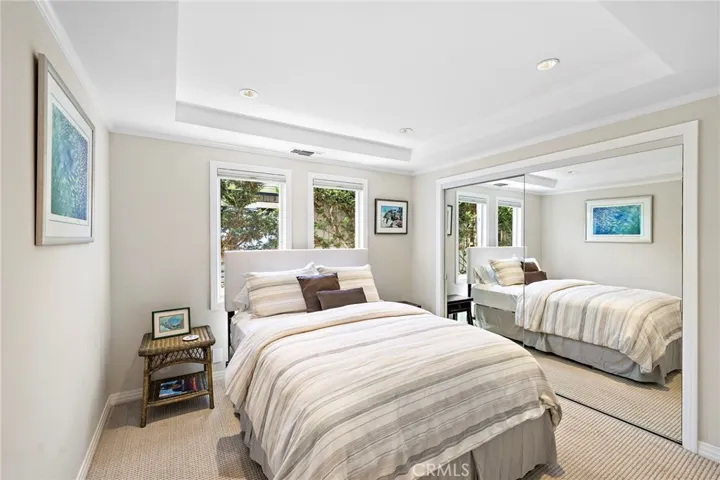 One of two good sized guest rooms.