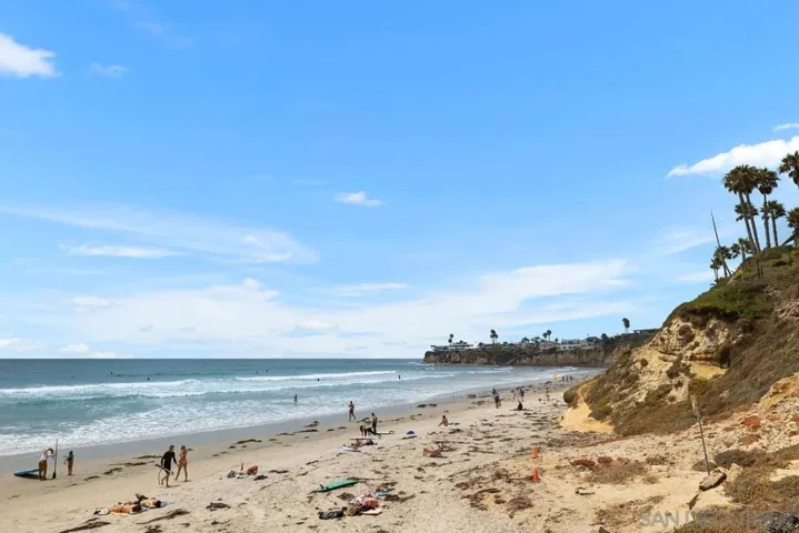 Across the street, you will find the Tourmaline Surf Park beach access to enjoy this wonderful view to the north!!!