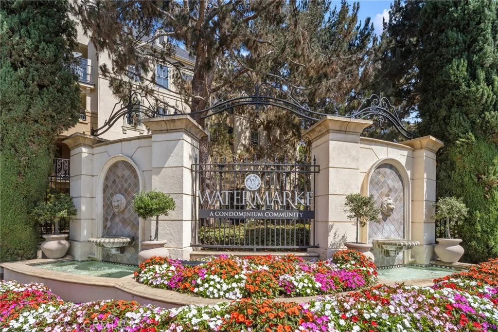 Amenityy-rich community of Watermarke offerig gated parking, pools, spas, gym, club house, movie theater and sport courts.
