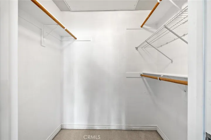 Large walk-in closet.