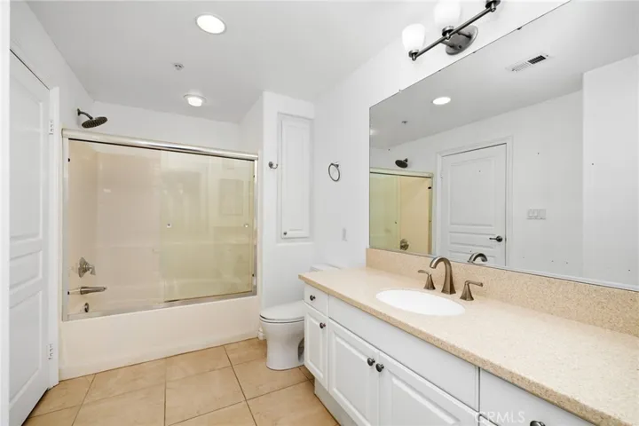 Oversized vanity.