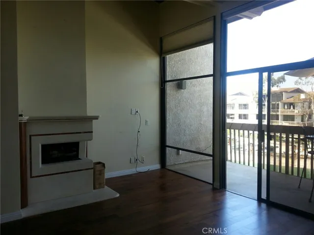 master bedroom with fireplace