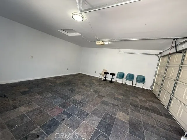 Inside of garage