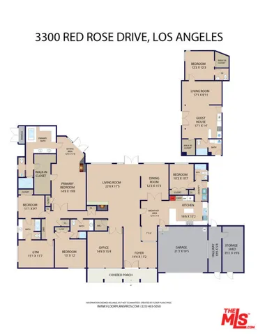3300 Red Rose Drive, Los Angeles, California 91436
