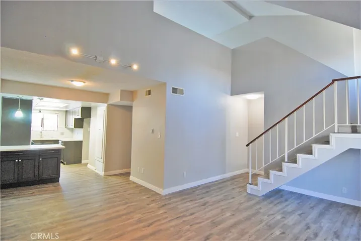 1 Living Rm with kitchen & dining area on left