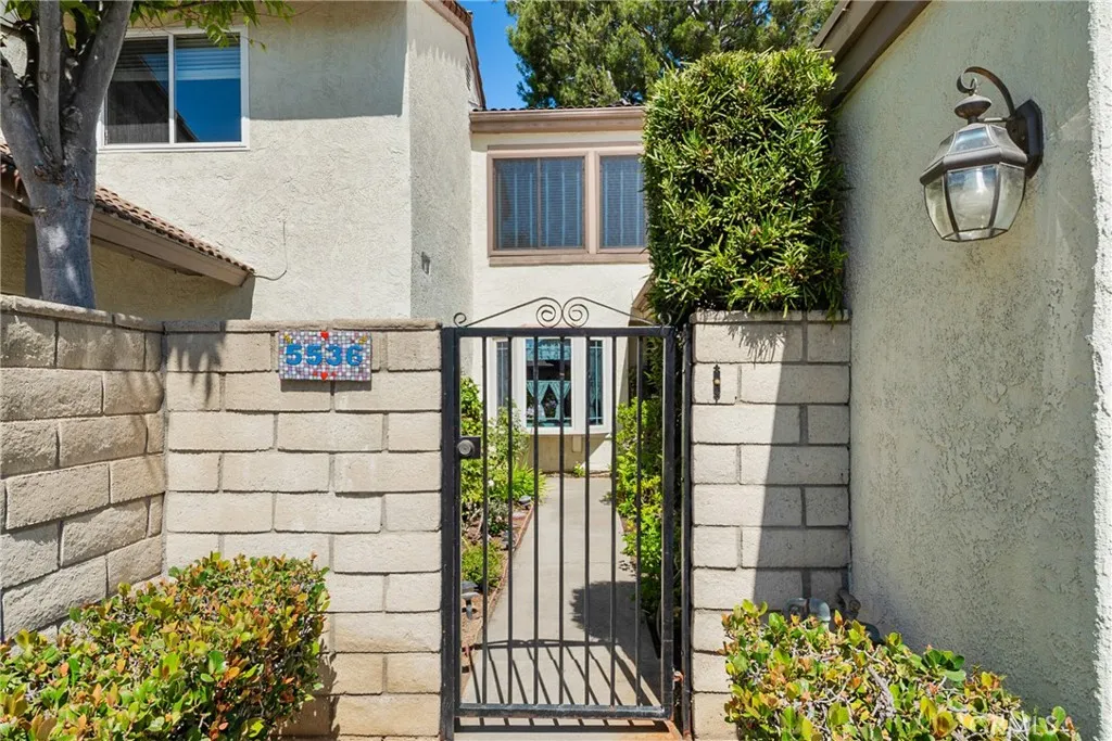 Gated courtyard