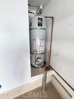 Water heater in the garage