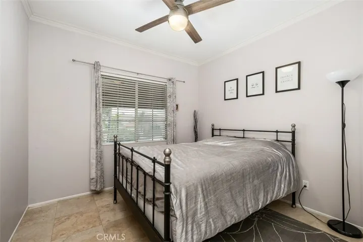 Here is a view of one of the secondary bedrooms