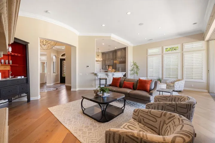 open-concept living space