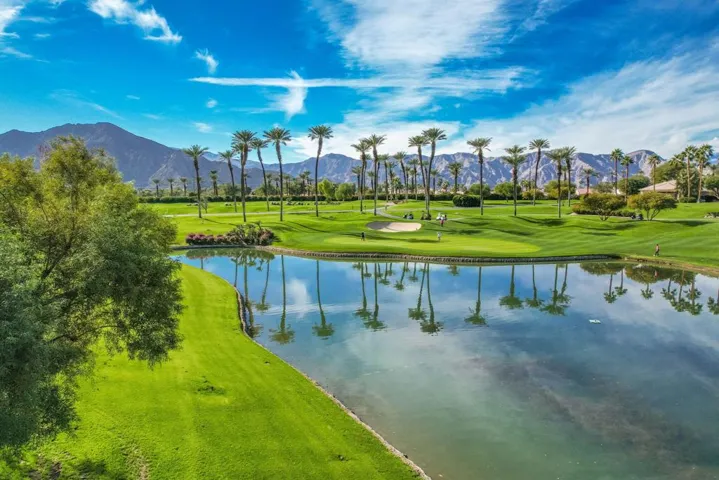 lake on golf course