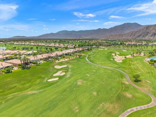 golf course with mountain views